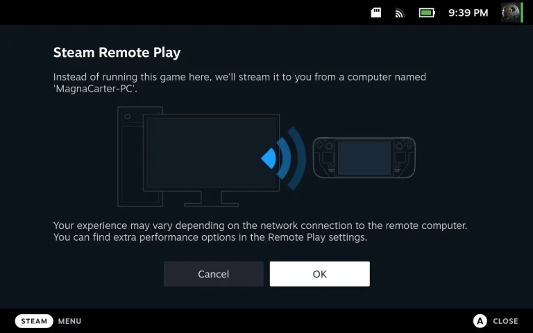 Steam Deck Streaming Steam Deck Streaming
